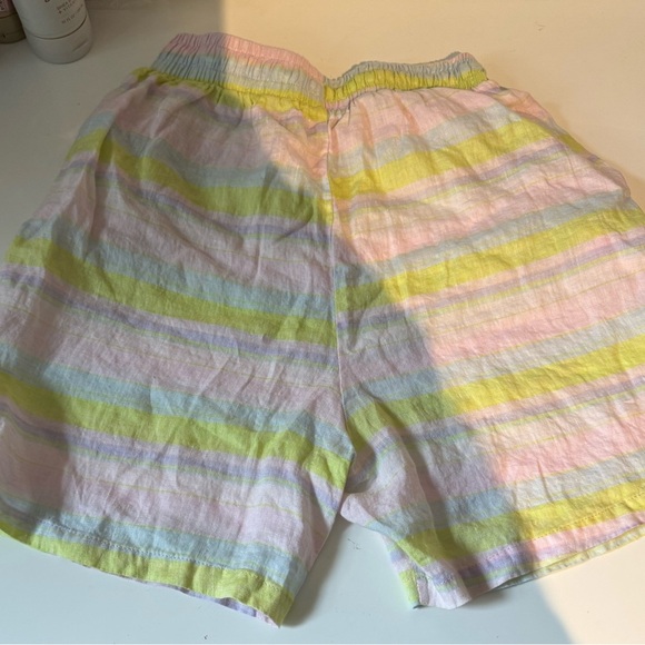 Frankie’s Bikinis Lou High Waisted Stripe Shorts Summer Stripe Sz Small - Picture 7 of 14